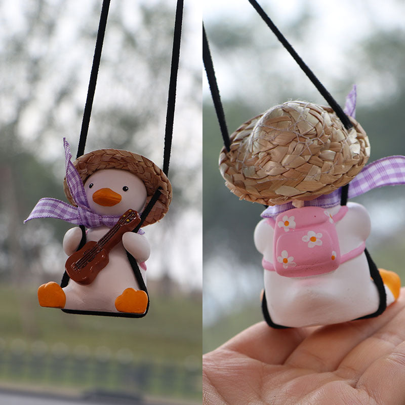 Car Car Pendant Car Interior Swing Duck Car Rearview Mirror Pendant Cross Border Swing Duck Car Pendant