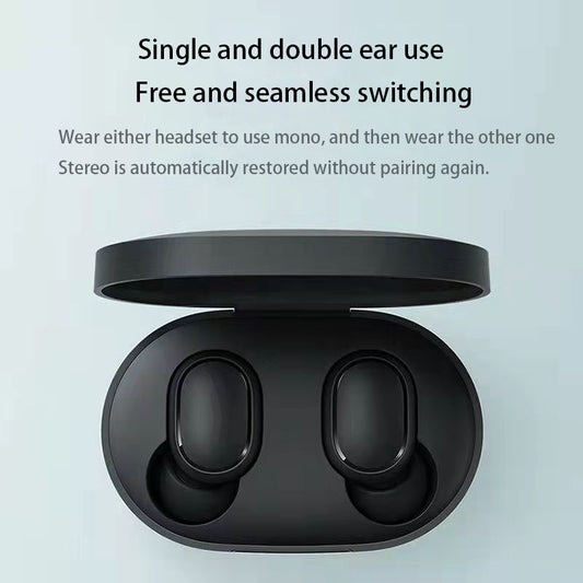 A6S Bluetooth Headset Macaron Bluetooth 5.2 Wireless TWS Earbuds Sports Mini New Headphones